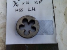 3/4" x 16 TPI UNF LH DIE, HSS