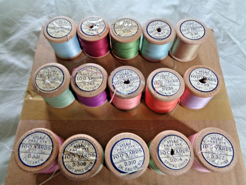 Wood sylko sewing reels - sylko,