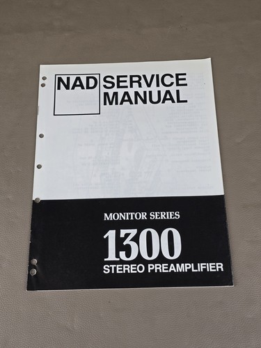 Nad stereo preamplifier 1300 - nad,