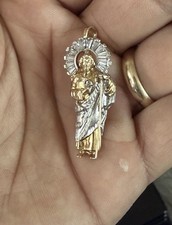 10k solid gold san judas - solid,