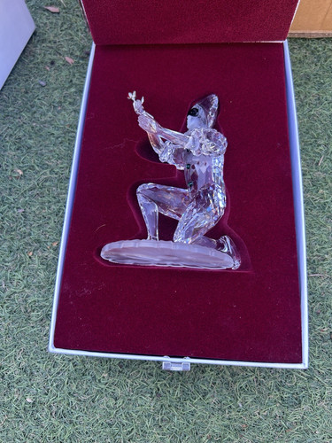 Swarovski silver crystal clown - crystal,