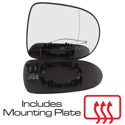Wing door mirror glass - door, renault