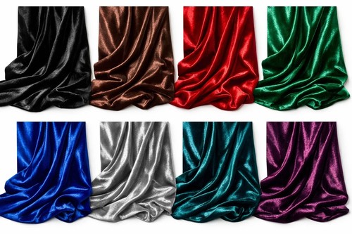 Velour velvet fabric - velvet, –