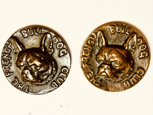 Antique bronze dog prize - ,