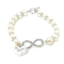 Girls Ladies Infinity Heart