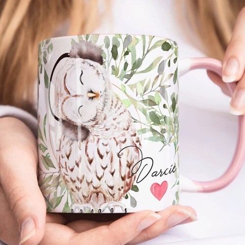Personalised cute owl - cute, mug
