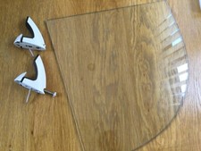 Wall-mounted Single Floating Glass Shelf 30cm With Brackets Bathroom shelf