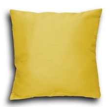 Cushion Covers Plain Faux Silk