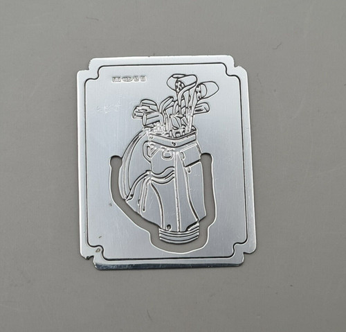 Rare solid silver bookmark - rare,
