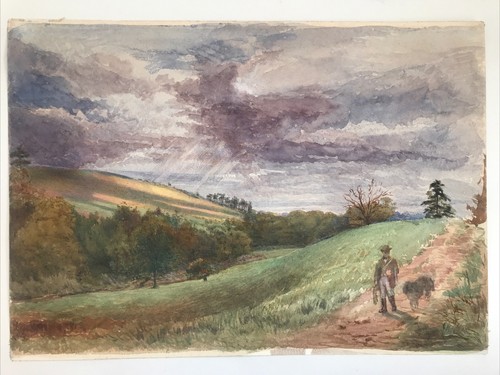 Antique watercolour the - antique,