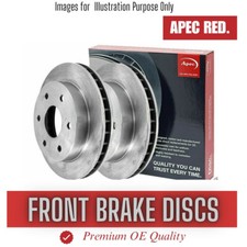 Brake Discs Pair Front FOR