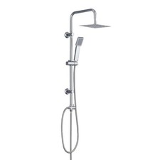 Chrome Square Head 3 Way Rigid