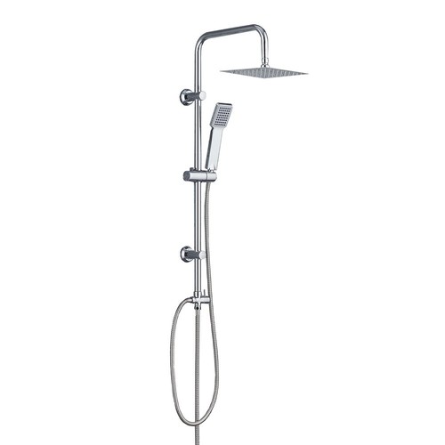 Chrome square head - square, rigid
