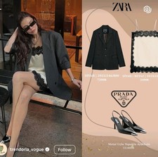 $219 ZARA WOMEN NEW PINSTRIPE