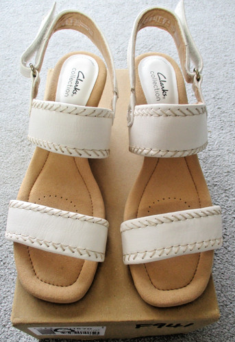 Clarks white leather kyarra - clarks,