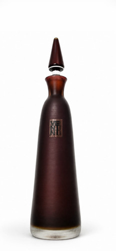 Venini murano glass bottle - glass,