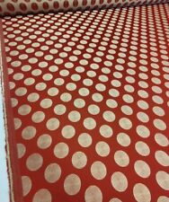 8 Metres Spotty Red Curtain