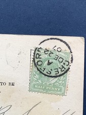 Gresford 1907 Single Circle Postmark Nr Wrexham on Wrexham Church pc AY659