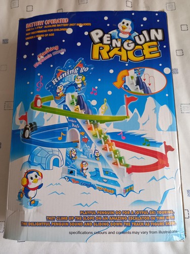 Penguin race game - race, 19959
