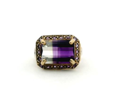 9ct yellow gold - yellow, ametrine