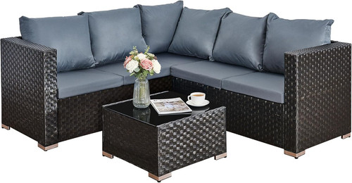 Seater rattan garden - 5,
