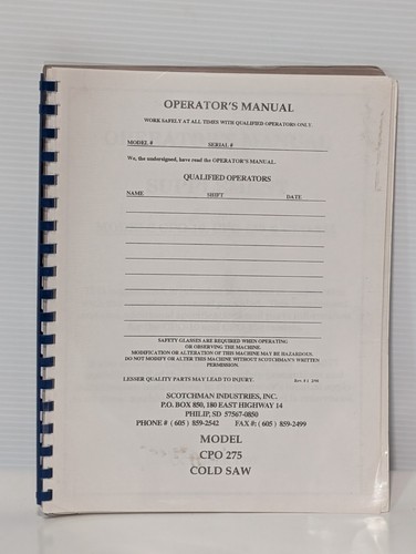 Scotchman industries model - scotchman,