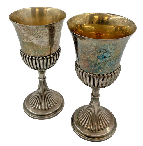 Pair cavalier silver plated - of,