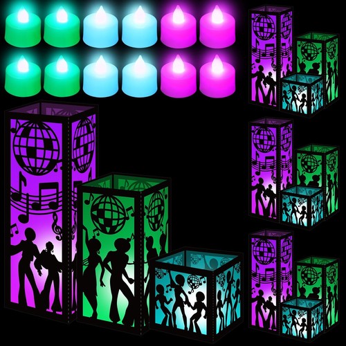 Pcs disco centerpieces - 12,