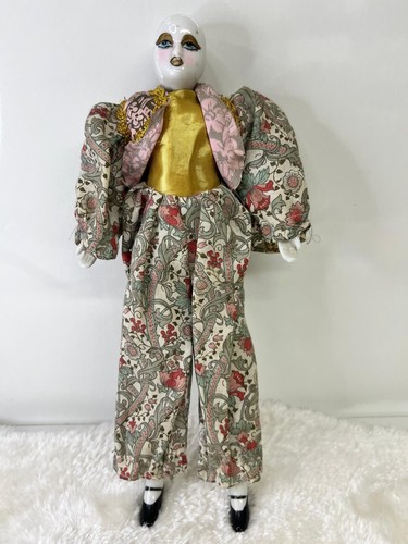 Vintage porcelain harlequin - vintage,