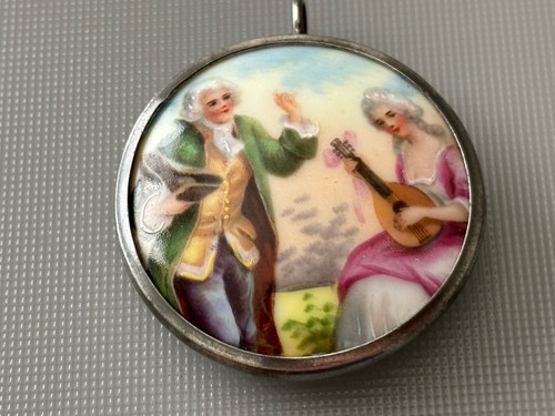 Pendant brooch limoges from - brooch,