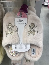Primark Disney’s Bambi Faux Fur Slippers UK Size 3/4 5/6/7/8