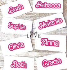 PERSONALISED BARBIE STYLE NAME