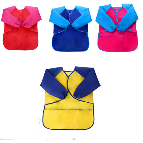 Long sleeve kids apron for - long,