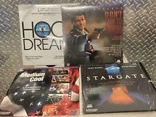 Laserdisc Movie Set  Hoop Dreams + Stargate + Medium Cool + More