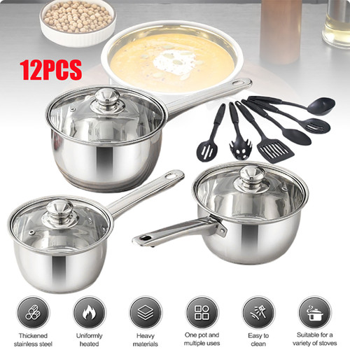 3pcs induction pan set - 3pcs,