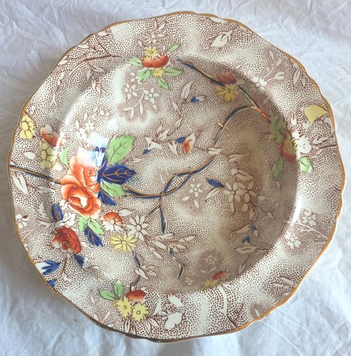 Antique corona ware rosetta - antique,