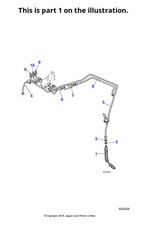 Jaguar Genuine Brake Pipe Fits