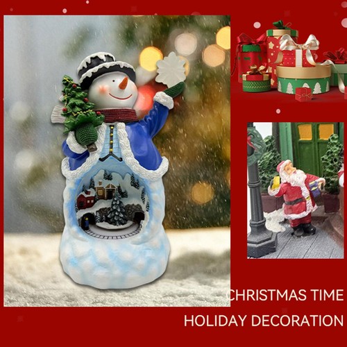 Christmas rotating snowman - christmas,