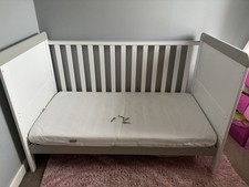Cot bed, Mattress & Changing