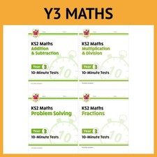 KS2 Y3 Maths 10-Min Tests Pack