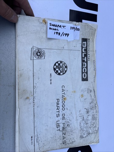 Bultaco sherpa model - sherpa, 198-199