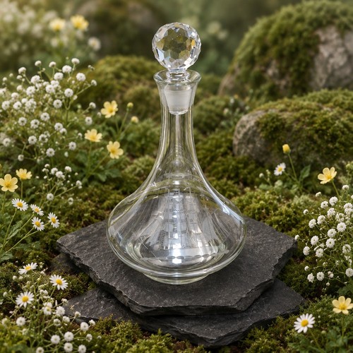 Elegant vintage etched glass - elegant,