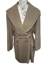 Vintage Oberstoff Ashley Brooke Virgin Wool And Cashmere Coat Camel UK 18