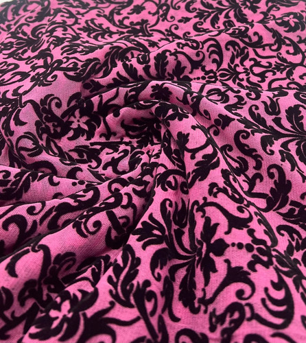 Hot pink embossed - hot, mesh