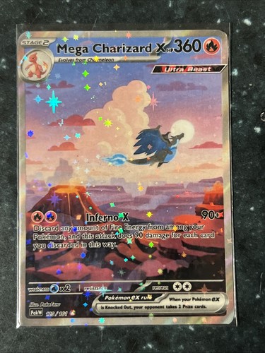 Mega charizard pokemon card - mega,