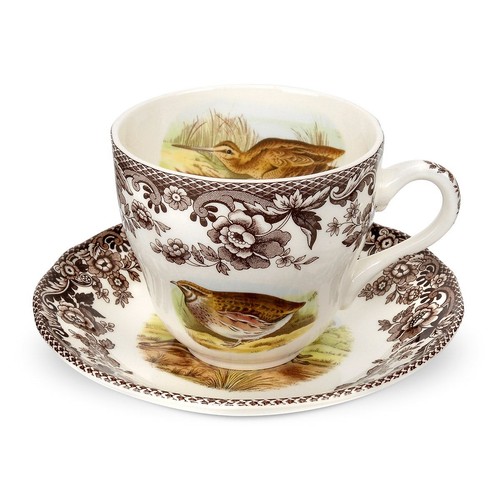 Spode woodland teacup saucer - &,