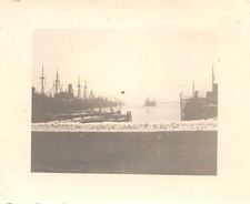 Cargo ships in the port of