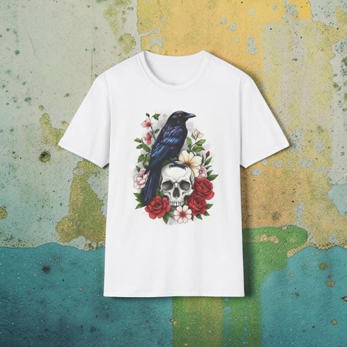 Memento mori raven skull - mori,