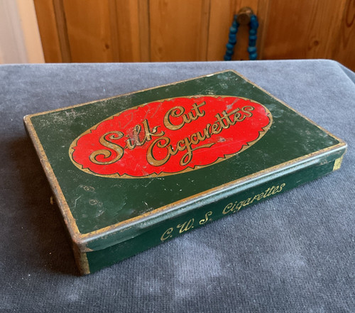 Silk cut cigarettes tin - silk,