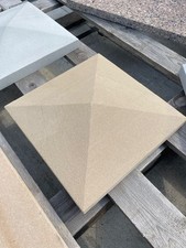 MARSHALLS WEATHERED PIER CAPS IN BRONZE SANDSTONE- 280X280MM - CLEARANCE SALE!!